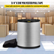 6000Lbs Polyester Pull Tape, 528\' x 1"" Flat Tape for Wire & Cable Conduit Work Variable Functions, Flat V952-DL25.4MMX161MGDO3V0