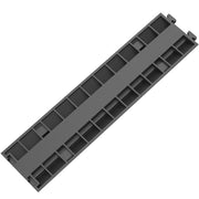 Cable Protector Ramp, 5 Packs 2 Channels Speed Bump Hump, Rubber Modular Speed Bump Rated 11000 LBS Load V952-DLBHQXSLX5PCSZUIBV0