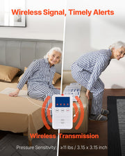 Early Alert Bed Alarm System Wireless Bed and Chair Sensor Pad with Pager V952-DLFSDYLGYCDYJ71CVV9