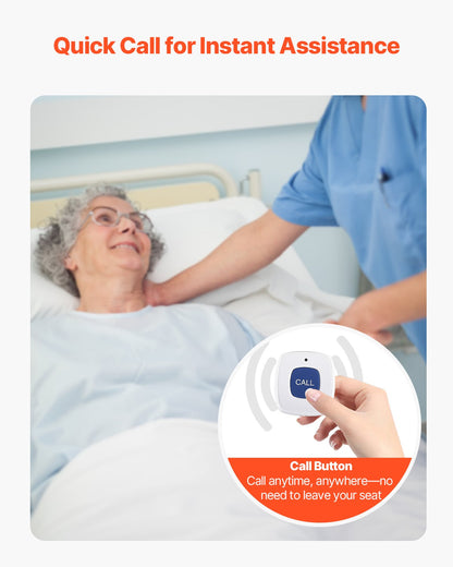 Early Alert Bed Alarm System Wireless Bed and Chair Sensor Pad with Pager V952-DLFSDYLGYCDYJ71CVV9