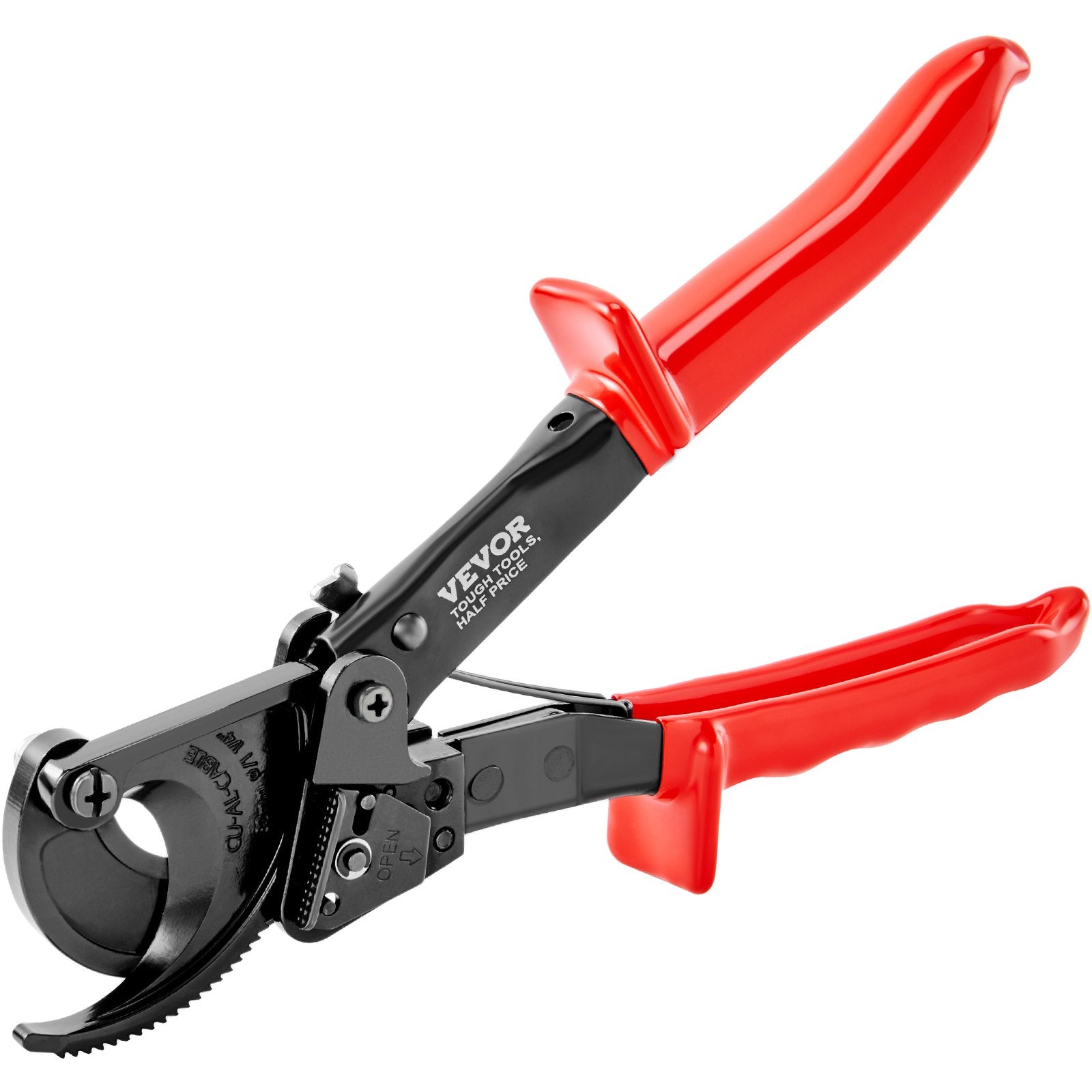 Ratcheting Cable Cutter, 250mm Ratchet Wire and Cable Cutter, Cut up to 240 mm2, with Comfortable Grip V952-DLJD10YCZD24ULIE9V0
