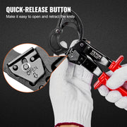 Ratcheting Cable Cutter, 250mm Ratchet Wire and Cable Cutter, Cut up to 240 mm2, with Comfortable Grip V952-DLJD10YCZD24ULIE9V0