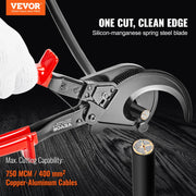 Ratcheting Cable Cutter, 280mm Ratchet Wire and Cable Cutter, Cut up to 400 mm2, with Comfortable Grip V952-DLJD11YCZD40TDVTZV0