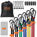 30 Pcs Bungee Cords Set 8mm Heavy Duty Bungee Straps with Steel Carabiners V952-DLKZDW30PCSYGXAYRV0