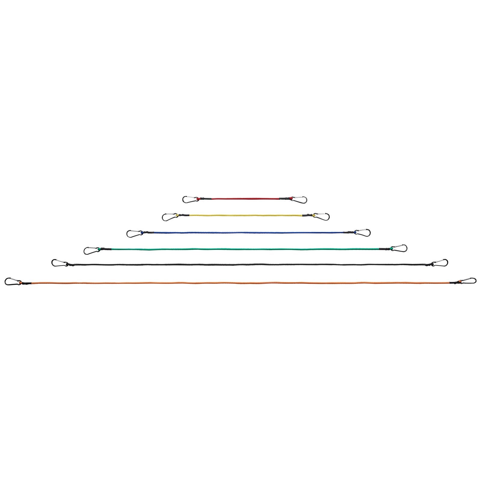 30 Pcs Bungee Cords Set 8mm Heavy Duty Bungee Straps with Steel Carabiners V952-DLKZDW30PCSYGXAYRV0