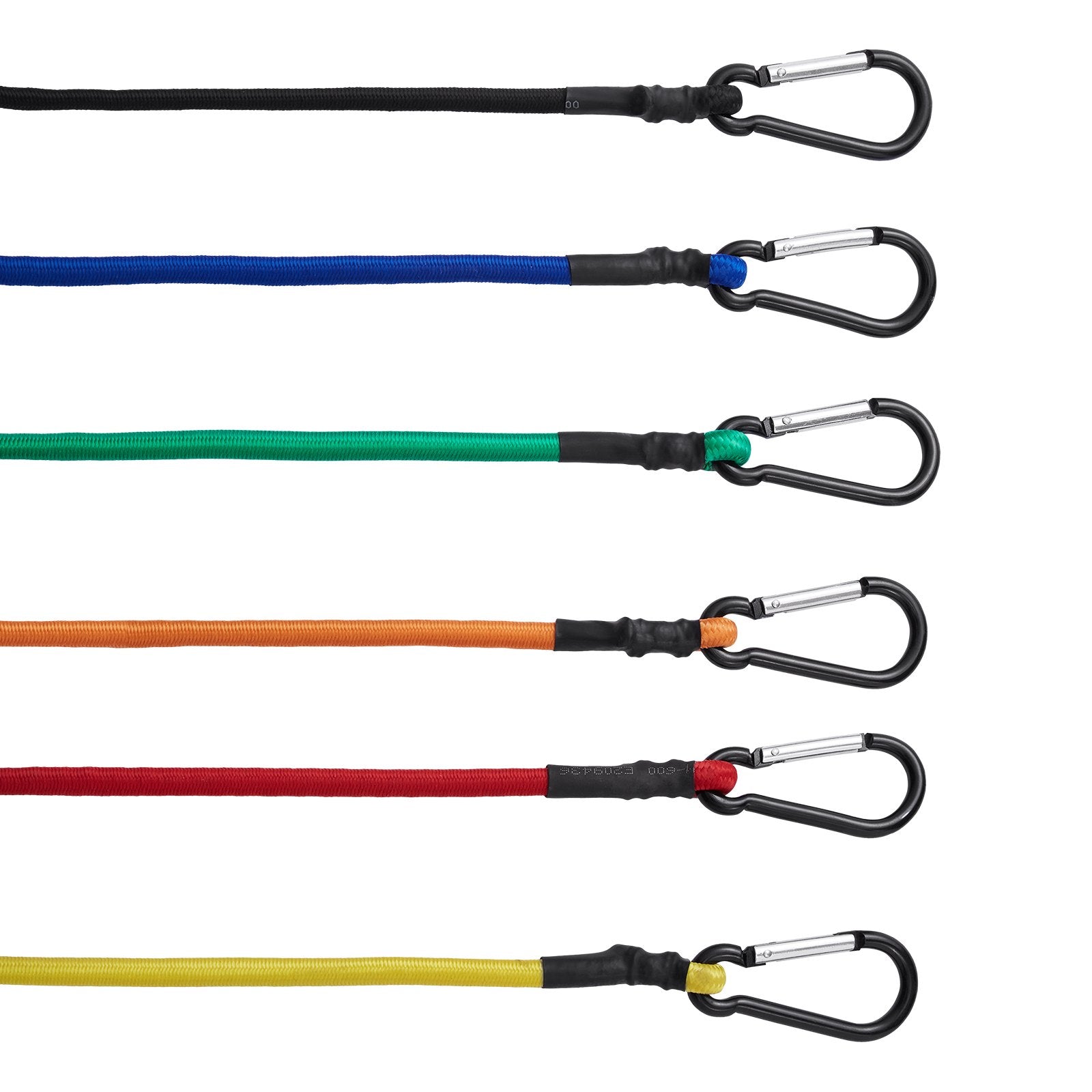 30 Pcs Bungee Cords Set 8mm Heavy Duty Bungee Straps with Steel Carabiners V952-DLKZDW30PCSYGXAYRV0