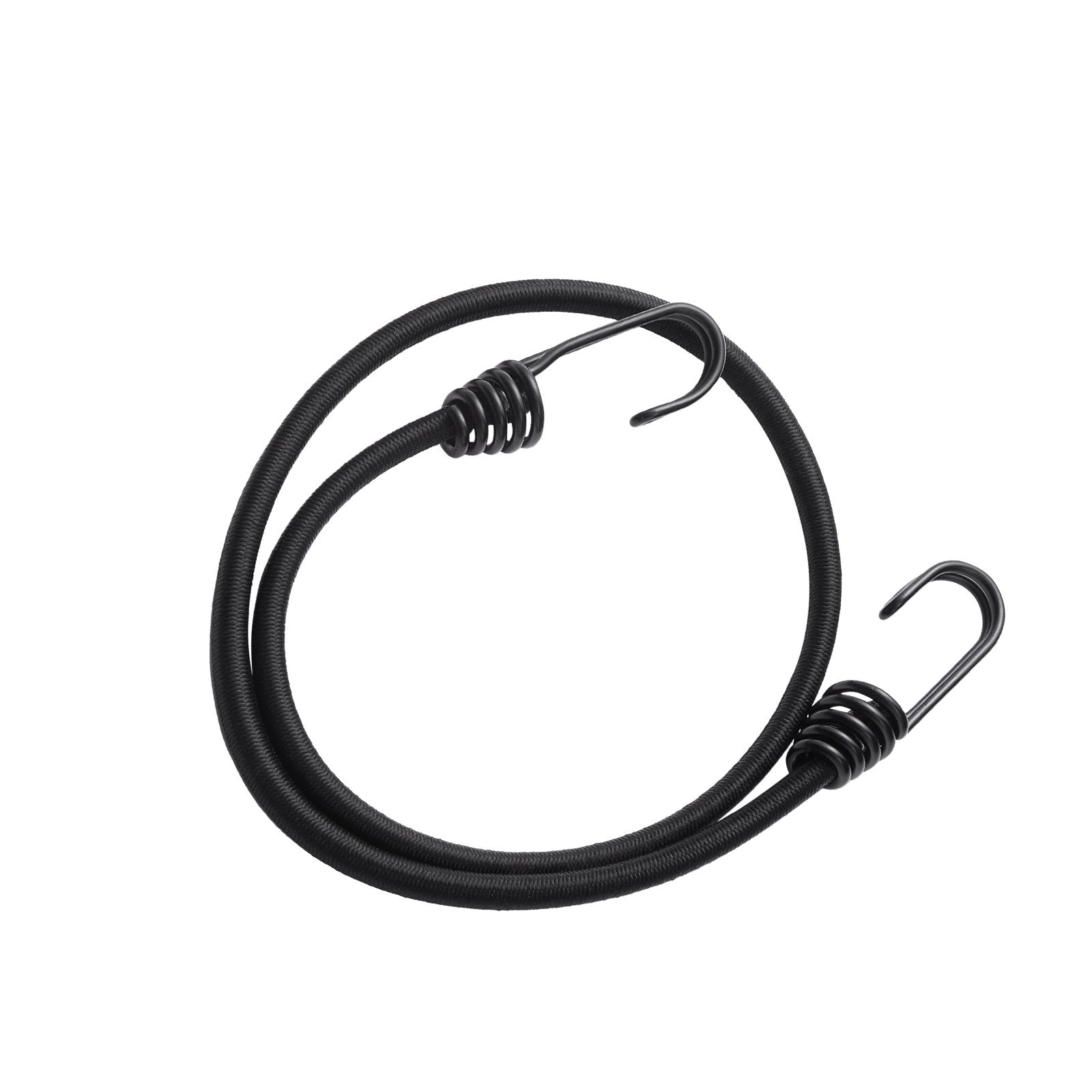 12 Pcs Bungee Cords with Hooks 32 In Heavy Duty Bungee Straps 8 mm Black V952-DLKZDYXDGDGGKC54EV0