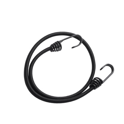 12 Pcs Bungee Cords with Hooks 32 In Heavy Duty Bungee Straps 8 mm Black V952-DLKZDYXDGDGGKC54EV0
