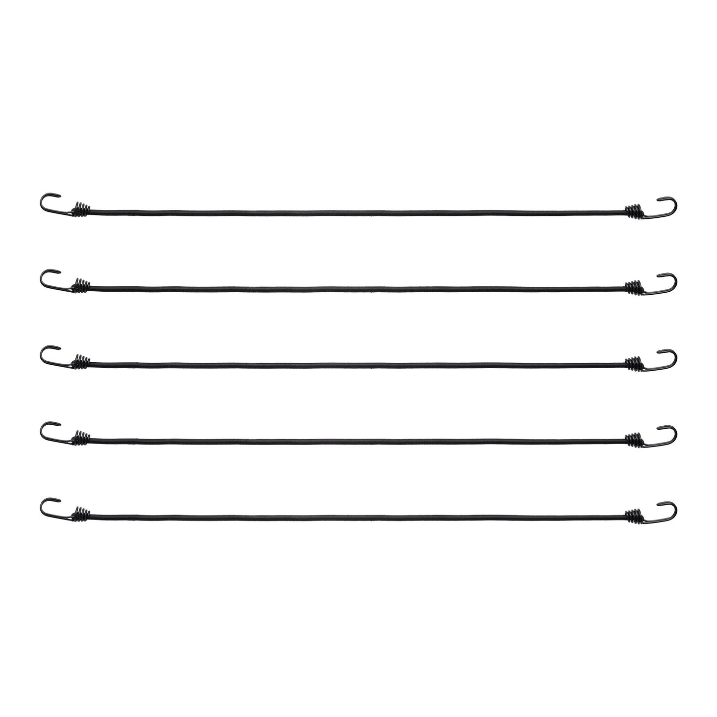 12 Pcs Bungee Cords with Hooks 32 In Heavy Duty Bungee Straps 8 mm Black V952-DLKZDYXDGDGGKC54EV0