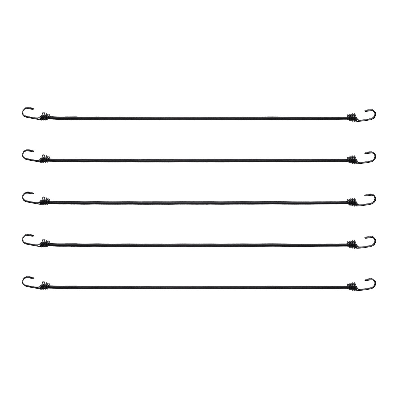 12 Pcs Bungee Cords with Hooks 32 In Heavy Duty Bungee Straps 8 mm Black V952-DLKZDYXDGDGGKC54EV0