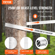 Polyester Pull Tape, 1.9 cm x 80.8 m Mule Tape Flat Rope, 1134 kgf Tensile Capacity, Printed Webbing Cable V952-DLLDB97M19MM6991WV0