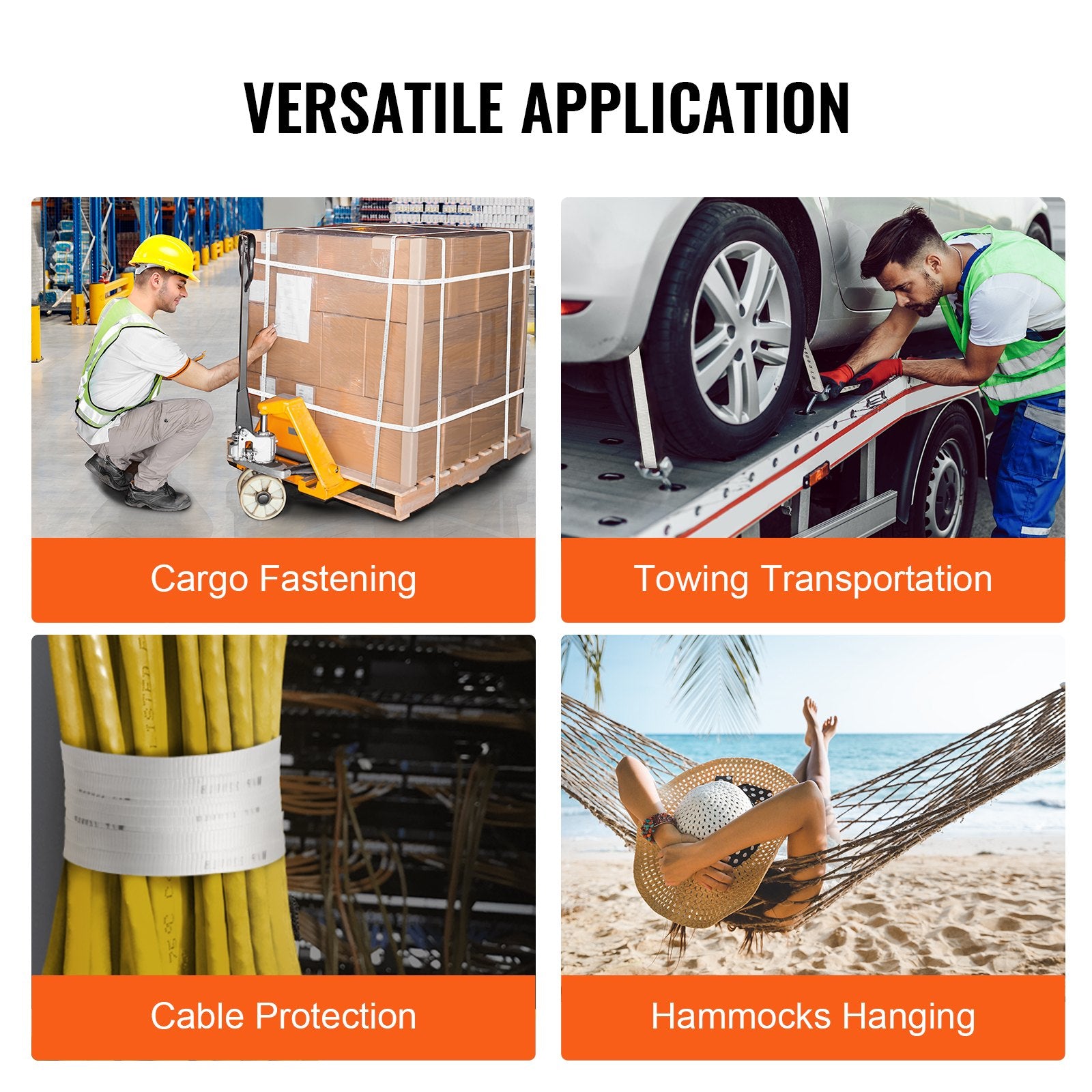 Polyester Pull Tape, 1.9 cm x 80.8 m Mule Tape Flat Rope, 1134 kgf Tensile Capacity, Printed Webbing Cable V952-DLLDB97M19MM6991WV0