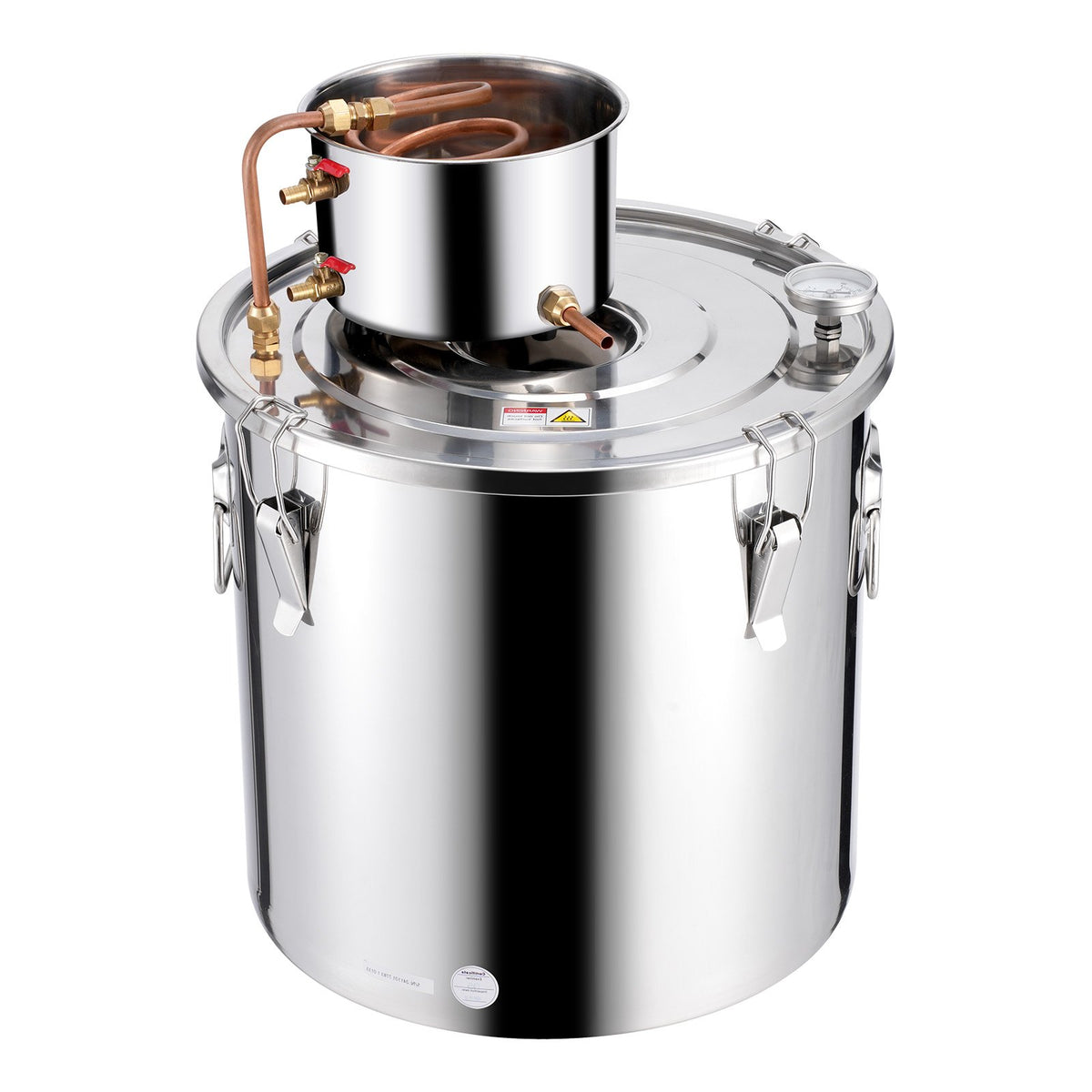 Moonshine Still 13 Gal Water Alcohol Distiller Brewing Kit Stainless Steel V952-DLNTZLQYS1327T38UV3