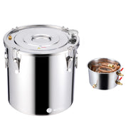 Moonshine Still 13 Gal Water Alcohol Distiller Brewing Kit Stainless Steel V952-DLNTZLQYS1327T38UV3