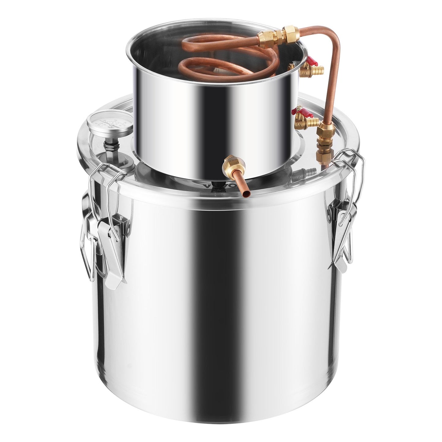 Moonshine Still 5 Gal Water Alcohol Distiller Brewing Kit Stainless Steel V952-DLNTZLQYS5JLJKUQUV3