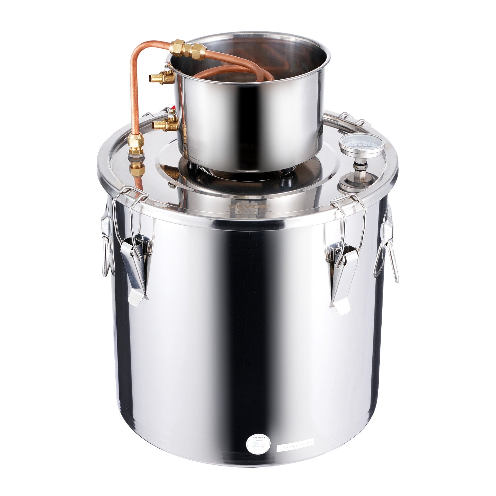 Moonshine Still 8 Gal Water Alcohol Distiller Brewing Kit Stainless Steel V952-DLNTZLQYS8JL8FA16V0