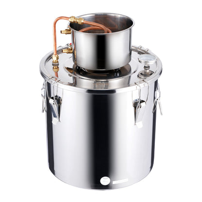 Moonshine Still 8 Gal Water Alcohol Distiller Brewing Kit Stainless Steel V952-DLNTZLQYS8JLWJXVZV3