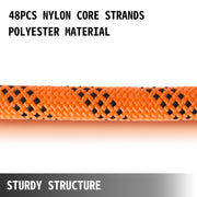 1.43cm Double Braid Polyester Rope 6096cm Nylon Pulling Rope 498.95kg High Force Polyester Load Sailing V952-DLSBZ16MMX61M0001V0