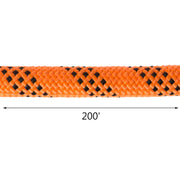 1.43cm Double Braid Polyester Rope 6096cm Nylon Pulling Rope 498.95kg High Force Polyester Load Sailing V952-DLSBZ16MMX61M0001V0
