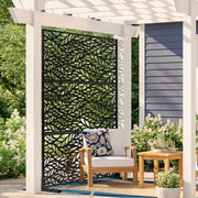 Metal Privacy Screen, 47" W x 72" H, Outdoor Privacy Screens & Panels, Freestanding Outdoor Divider with V952-DLSHWYSPMJS7J715TV0