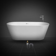 PVC Freestanding Tub Drain Kit, 2 Brass Tail Pipes, Bathtub Drain Rough-in Kit, with PVC Adapter of V952-DLSYGPSGPVCTF565AV0