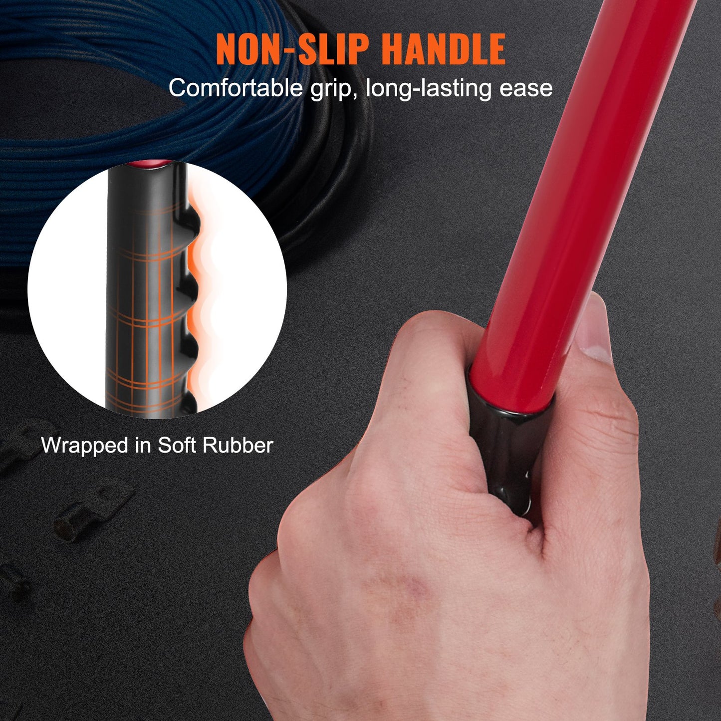 Battery Cable Lug Crimping Tool, 10-1/0AWG with Cable Cutter and 95PCS Copper Ring Terminals, 6 Wire Sizes V952-DLYJQPJDLJTLDJBJTV0