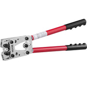 Battery Cable Lug Crimping Tool, 10-1/0AWG Aluminum Terminal Battery Lug Crimper, with 60PCS Aluminum Ring V952-DLYJQTLDL1010SBO2V0