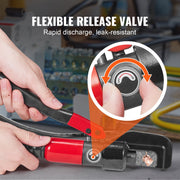 Hydraulic Crimping Tool with 9 Sets of Dies AWG12-2/0 Copper And Aluminum Terminal Battery Lug Crimper, with V952-DLYJQTLDLAWG16PK0V0