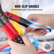 Hydraulic Crimping Tool with 9 Sets of Dies AWG12-2/0 Copper And Aluminum Terminal Battery Lug Crimper, with V952-DLYJQTLDLAWG16PK0V0