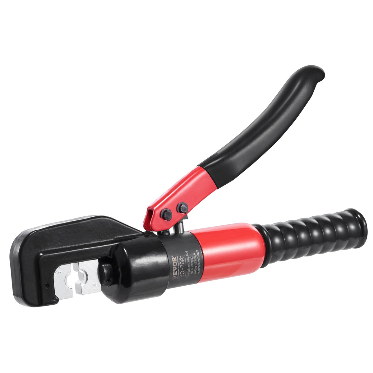 Hydraulic Crimping Tool with 9 Sets of Dies AWG12-2/0 Copper And Aluminum Terminal Battery Lug Crimper, with V952-DLYJQTLDLAWG16PK0V0