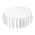White Round Tablecloths 2 Pack, 120 Inches in Diameter, Stain- & Wrinkle- Resistant, Machine Washable Table V952-DLZB120YCBS2JJVKT001V0