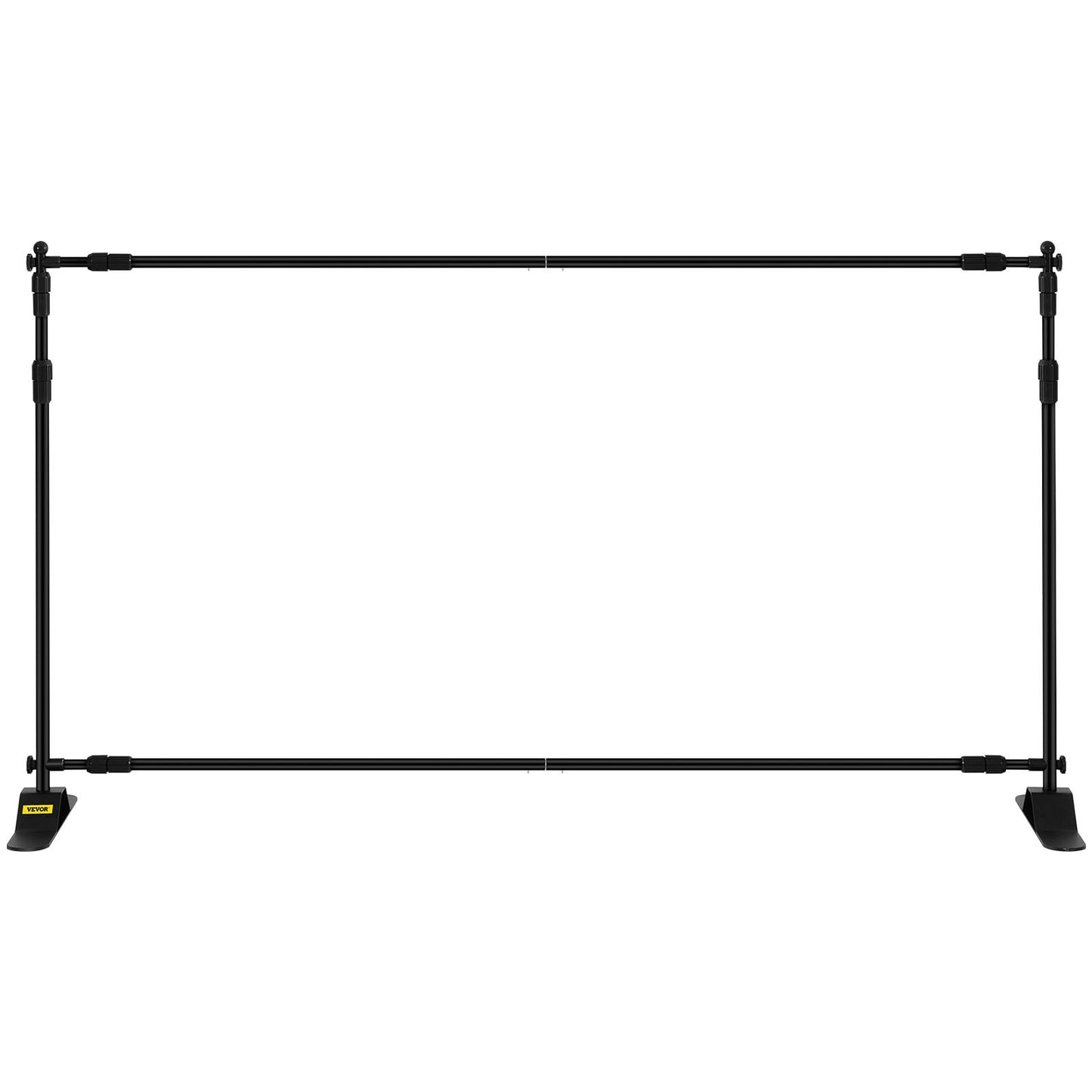 Telescopic Backdrop Banner Stand 8' x 8' Banner Stand Adjustable Step and Repeat Backdrop Banner Stand V952-DM-ABSZSJ00000001V0