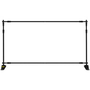 Telescopic Backdrop Banner Stand 8' x 8' Banner Stand Adjustable Step and Repeat Backdrop Banner Stand V952-DM-ABSZSJ00000001V0