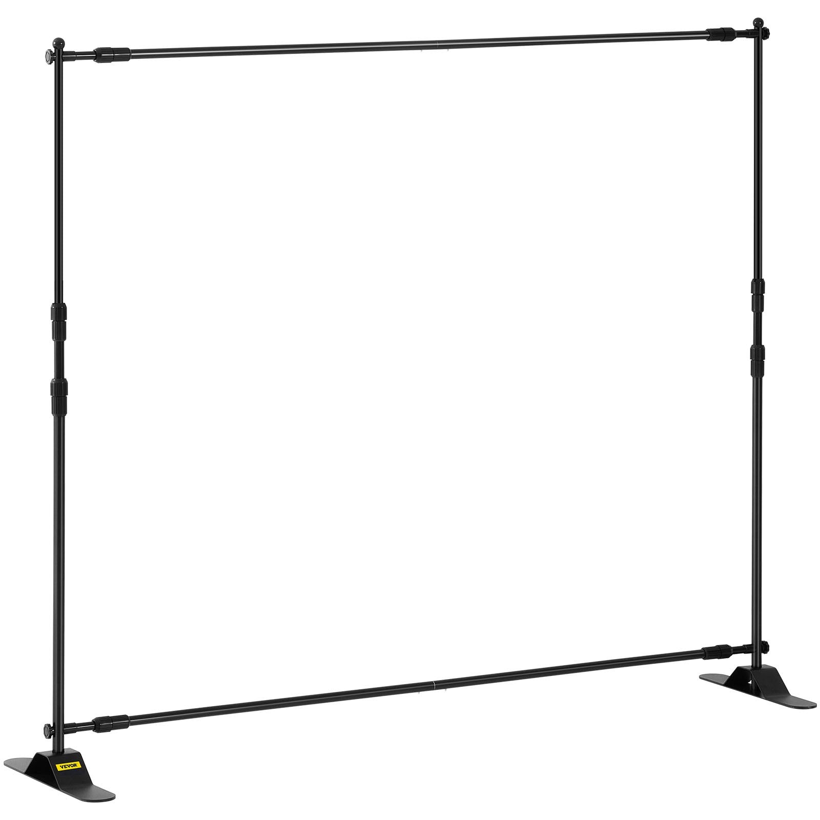 Telescopic Backdrop Banner Stand 8' x 8' Banner Stand Adjustable Step and Repeat Backdrop Banner Stand V952-DM-ABSZSJ00000001V0