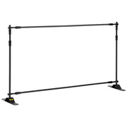 Telescopic Backdrop Banner Stand 8' x 8' Banner Stand Adjustable Step and Repeat Backdrop Banner Stand V952-DM-ABSZSJ00000001V0