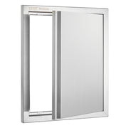 BBQ Access Door, 457x533 mm Single Outdoor Kitchen Door, Stainless Steel Flush Mount Door, Wall Vertical Door V952-DMABSCJM18X25F9BVV0