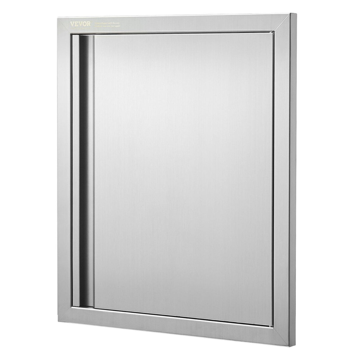 BBQ Access Door, 457x533 mm Single Outdoor Kitchen Door, Stainless Steel Flush Mount Door, Wall Vertical Door V952-DMABSCJM18X25F9BVV0