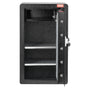 Single Door 4.0 cu.ft Safe Box with Key Lock & Password, Safe Lock Box with Fireproof Bag, Key Rack, LED V952-DMBXXLS452CUYI3X5V9