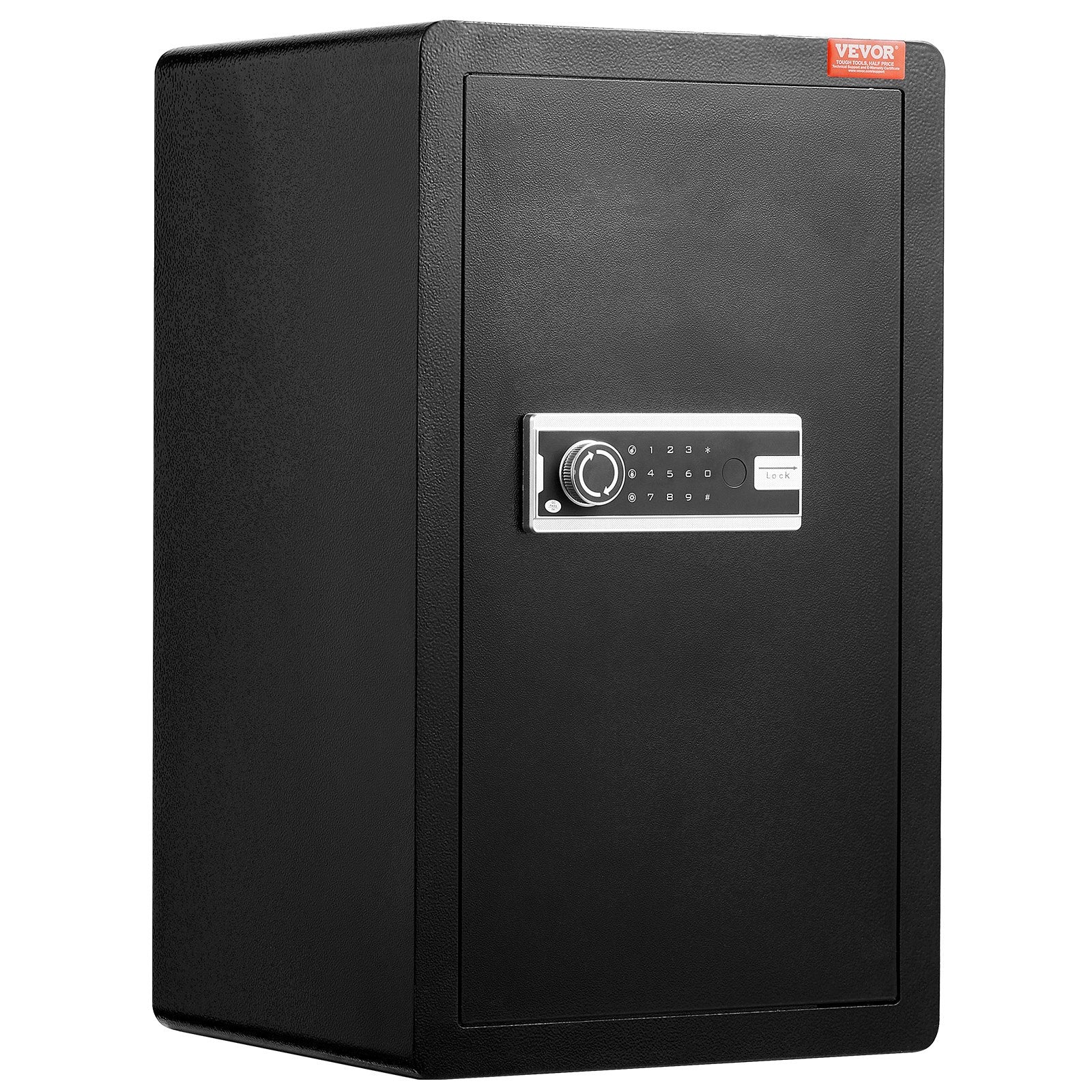 Single Door 4.0 cu.ft Safe Box with Key Lock & Password, Safe Lock Box with Fireproof Bag, Key Rack, LED V952-DMBXXLS452CUYI3X5V9