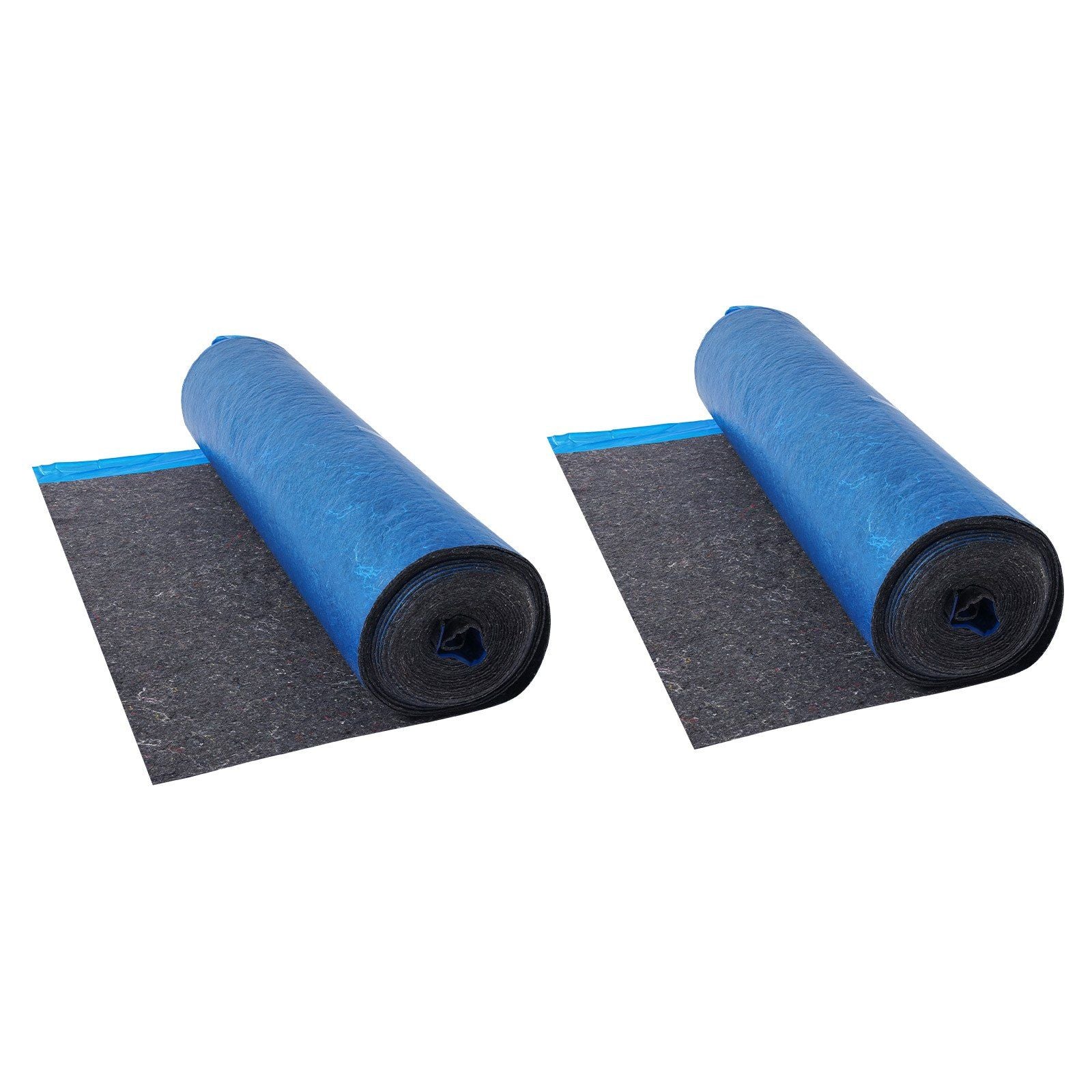 Floor Underlayment 37.2 m2, 3mm Laminate Flooring Padding with Attached Vapor Barrier, Heavy Duty Fiber+PE V952-DMCDLM30MMHSWPGEH001V0