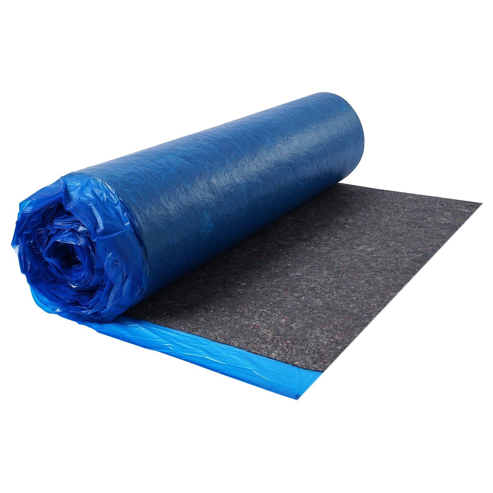 Floor Underlayment 37.2 m2, 3mm Laminate Flooring Padding with Attached Vapor Barrier, Heavy Duty Fiber+PE V952-DMCDLM30MMHSWPGEH001V0