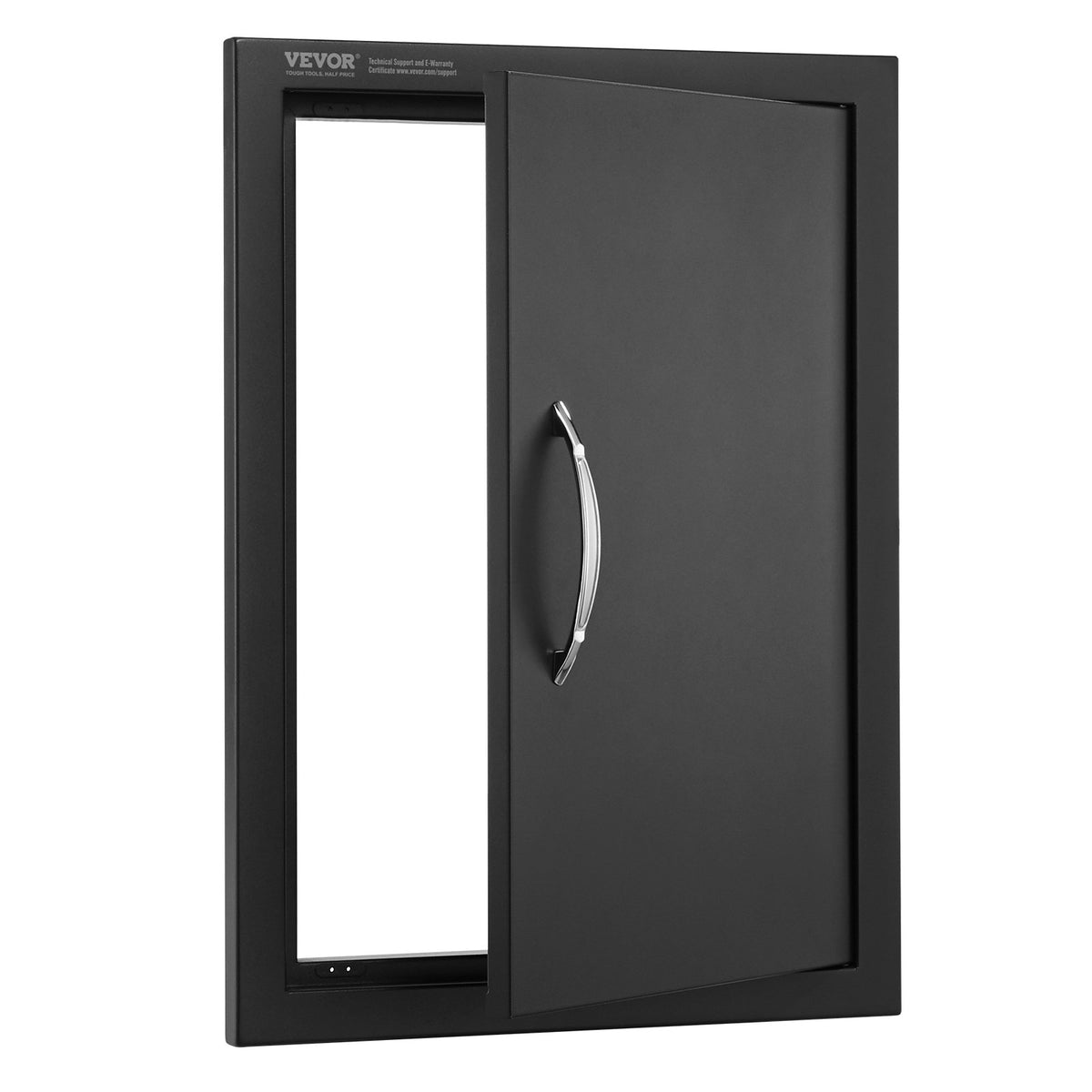 BBQ Access Door, 415x570 mm Single Outdoor Kitchen Door, Cold Plate Flush Mount Door, Wall Vertical Door with V952-DMMBSCJM16X2HCHIDV0