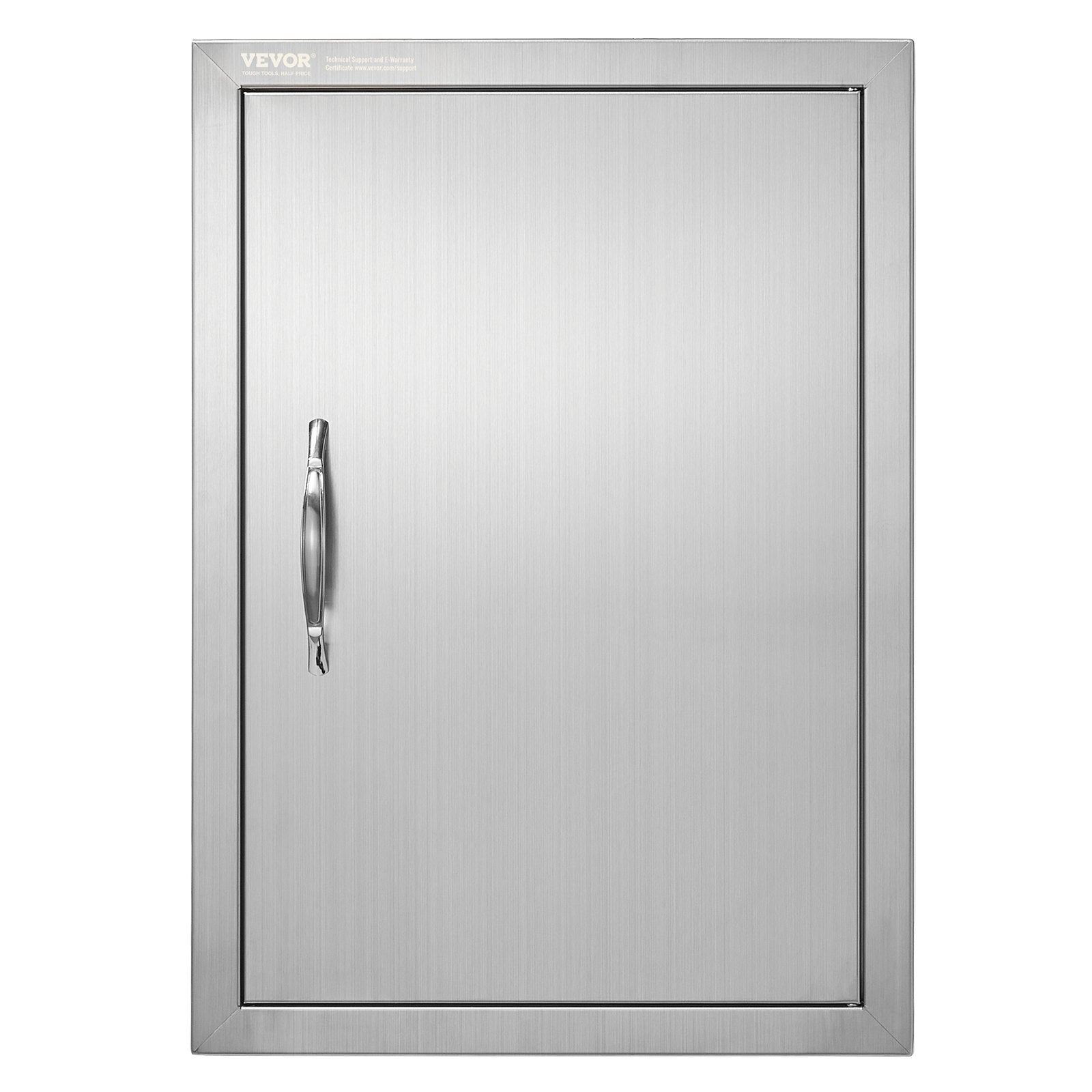 BBQ Access Door, 457x610 mm Single Outdoor Kitchen Door, Stainless Steel Flush Mount Door, Wall Vertical Door V952-DMMBSCJMYS18HT3RAV0