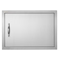 BBQ Access Door, 610x432 mm Single Outdoor Kitchen Door, Stainless Steel Flush Mount Door, Wall Vertical Door V952-DMMBSCJMYS24LQ87IV0