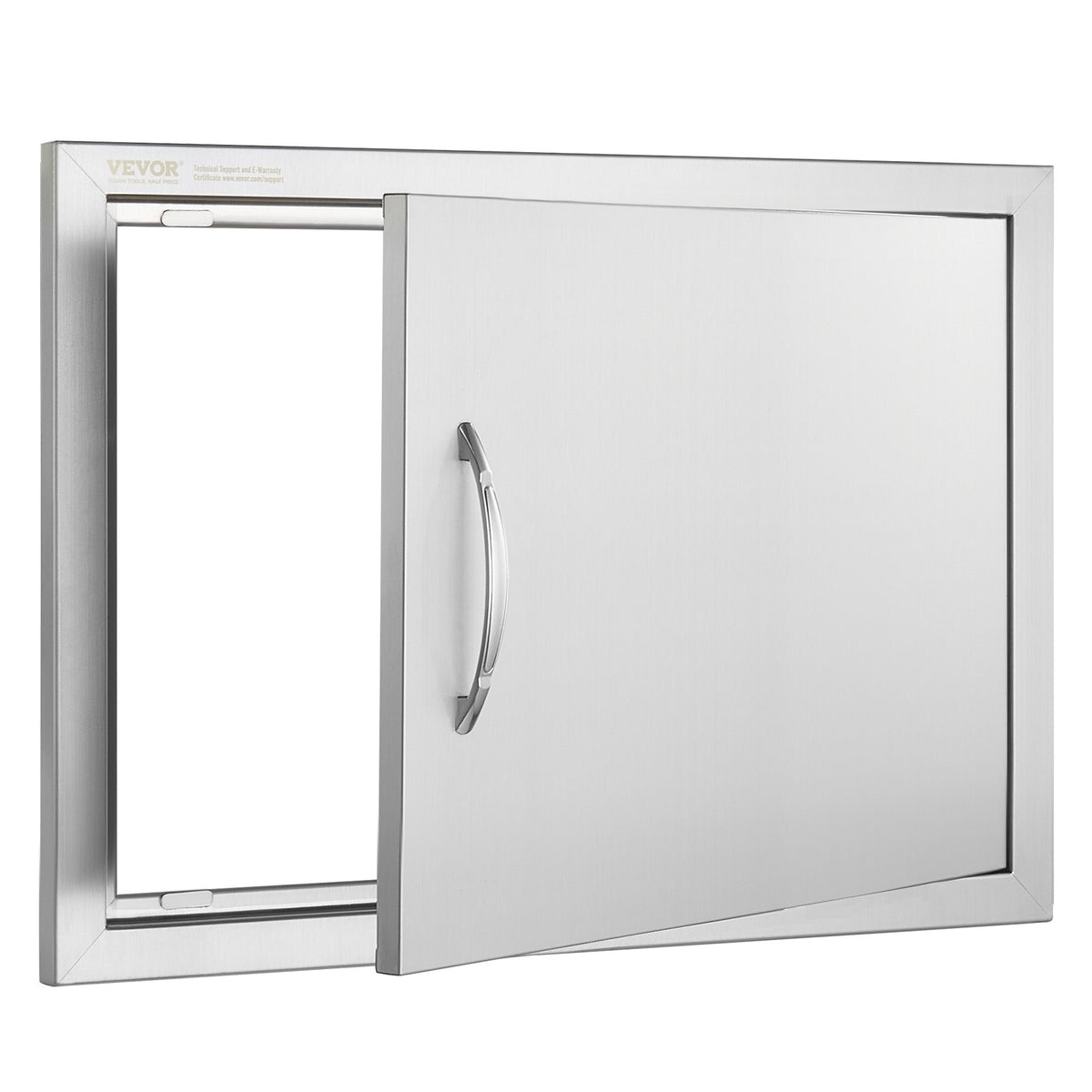 BBQ Access Door, 610x432 mm Single Outdoor Kitchen Door, Stainless Steel Flush Mount Door, Wall Vertical Door V952-DMMBSCJMYS24LQ87IV0