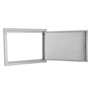 BBQ Access Door, 610x432 mm Single Outdoor Kitchen Door, Stainless Steel Flush Mount Door, Wall Vertical Door V952-DMMBSCJMYS24LQ87IV0