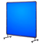 Welding Screen with Frame, 1.74 x 1.74 m Welding Curtain Screen, Flame-Resistant Vinyl Protection Screens V952-DMPF1JZ66FTYYDKKS001V0