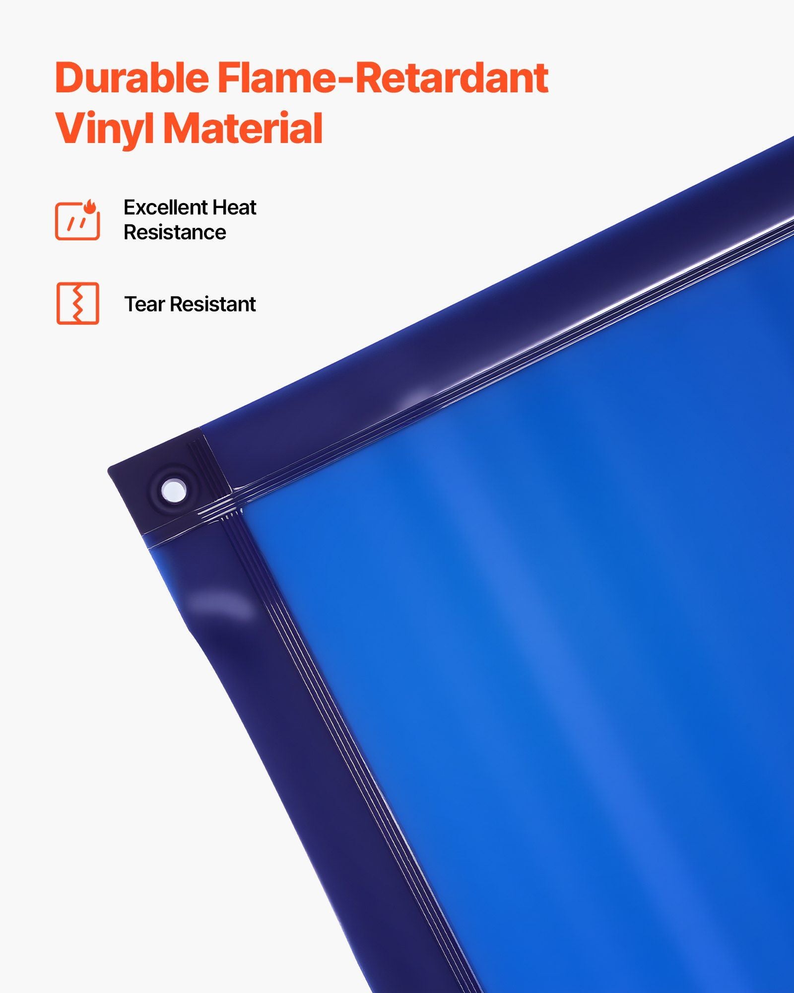 Welding Screen with Frame, 1.74 x 2.34m Welding Curtain Screen, Flame-Resistant Vinyl Protection Screens with V952-DMPF1JZ68FTYFQJGS001V0