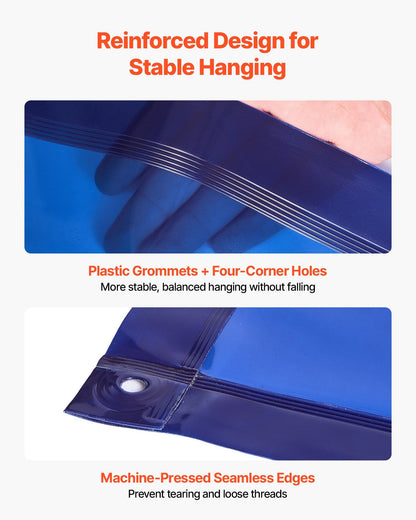 Welding Screen with Frame, 1.74 x 2.34m Welding Curtain Screen, Flame-Resistant Vinyl Protection Screens with V952-DMPF1JZ68FTYFQJGS001V0