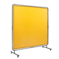 Welding Screen with Frame, 6' x 6' Welding Curtain Screen, Flame-Resistant Vinyl Welding Protection Screen on V952-DMSHJPF6X6YCWE2S4V0